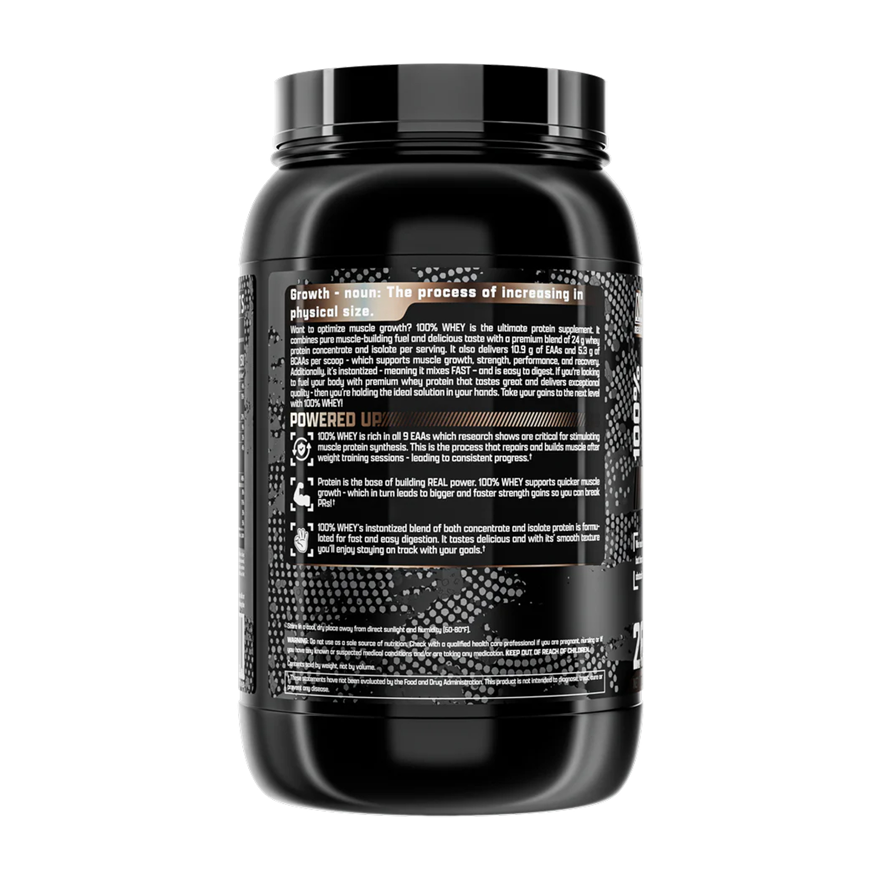 100% Whey - 910g Cookies & Cream - Зображення 3