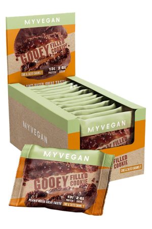 Vegan Filled Protein Cookie - 12x75g Double Chocolate & Caramel