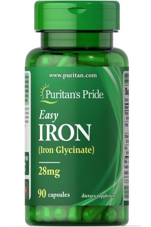Easy Iron 28 mg (Iron Glycinate) - 90 Capsules