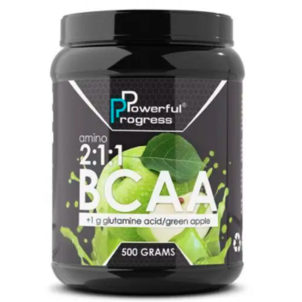 BCAA 2:1:1 + Glutamine - 500g Apple