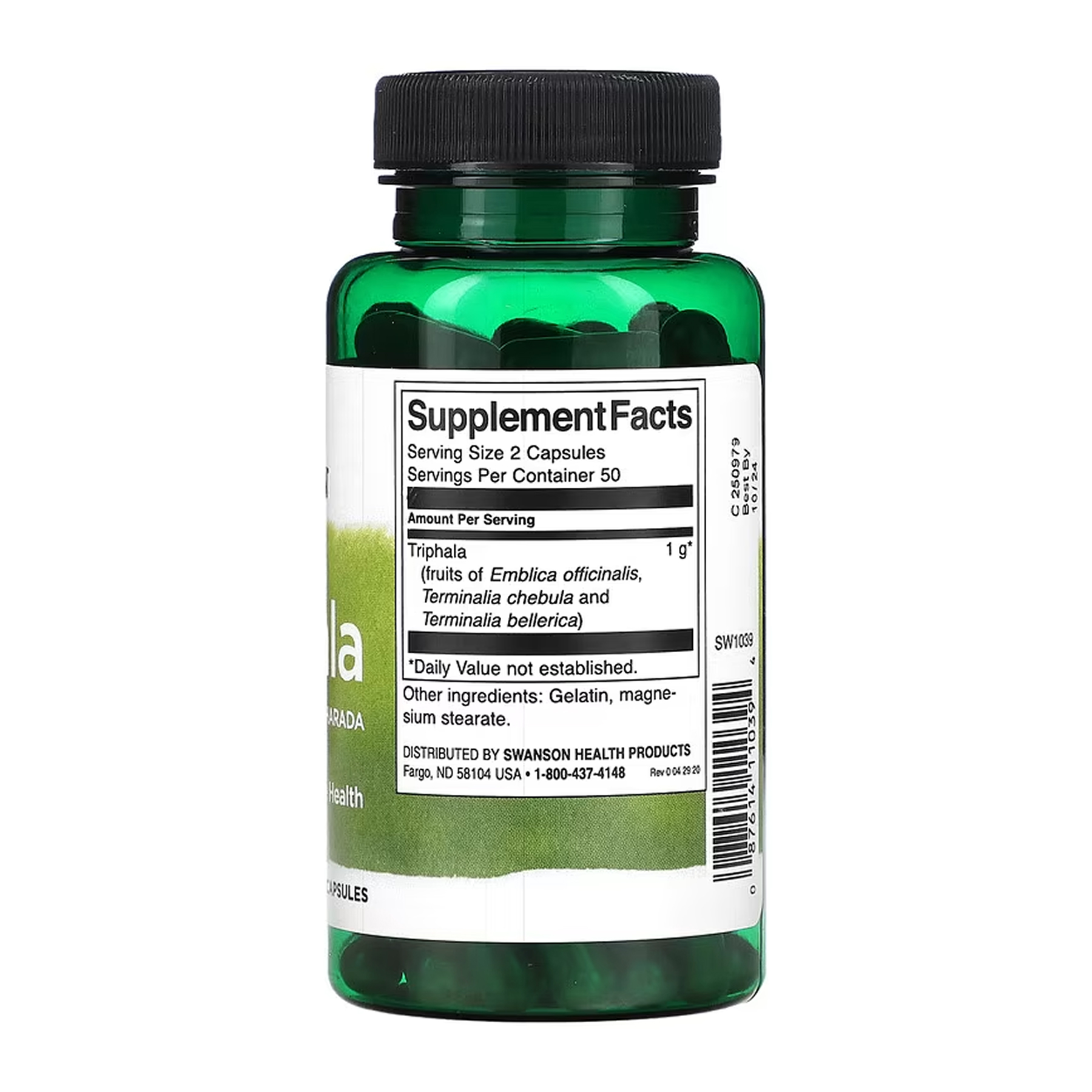 Triphala 500 mg - 100caps - Зображення 2
