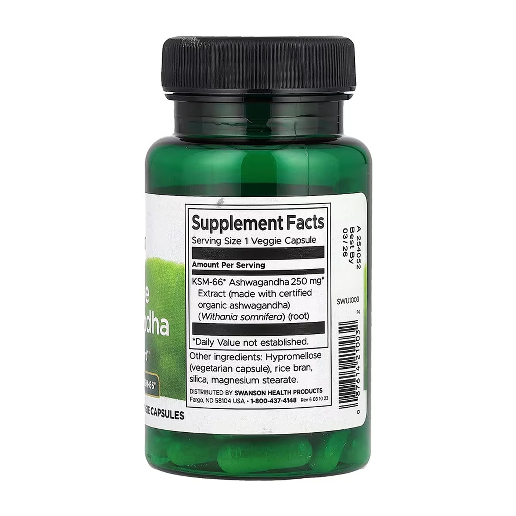 Ultimate Ashwagandha 250 mg - 60veg caps - Зображення 2