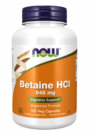 Betaine HCI 648mg - 120vcaps