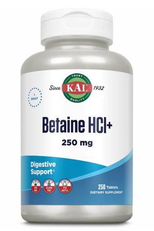Betaine HCl Plus 250mg - 250 tabs