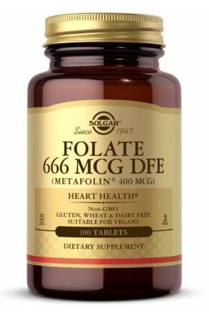 Folate 400 mcg (as Metafolin) - 100 Tabs