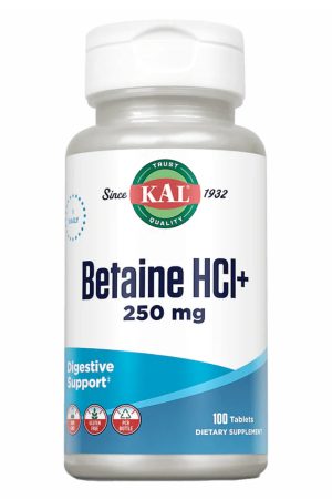 Betaine HCl Plus 250mg - 100 tabs