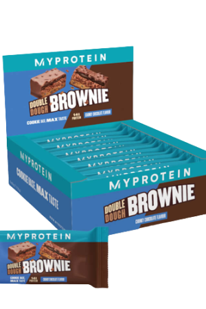 Double Dough Brownie - 12x60g Chunky Chocolate
