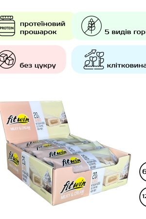 FitWin - 12x60g Milky Cream