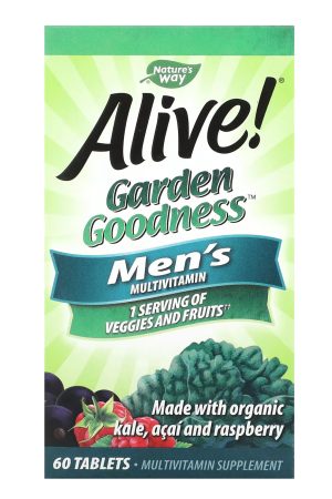 Alive Organic Garden Goodness Men - 60 tabs