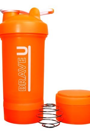 Shaker with containers 3 in 1 - 600ml Orange