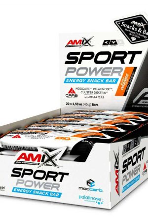 Sport Power Energi Snack Bar - 20x45g With Caffeine-Blood Orange