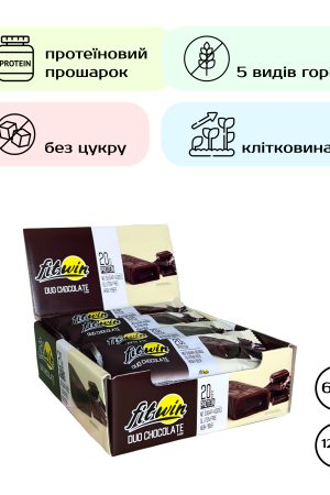 FitWin - 12x60g Duo Chocolate