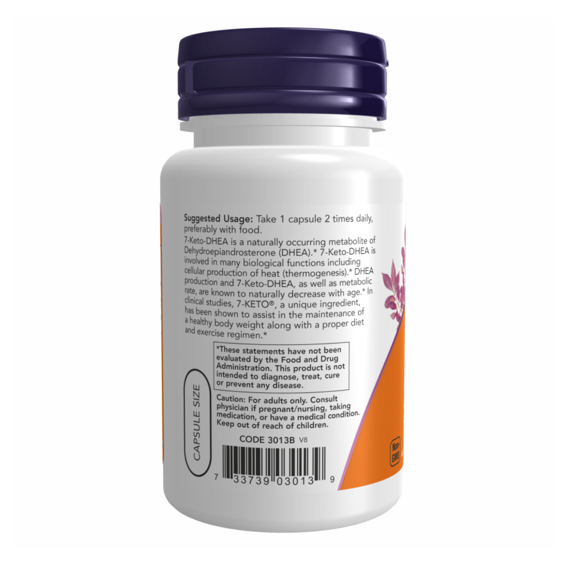 7-KETO 100mg - 120 vcaps - Зображення 3