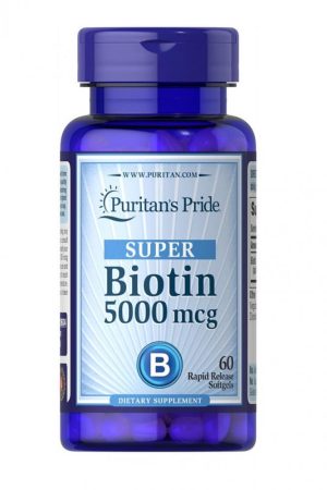 Biotin 5000 mcg - 60 caps