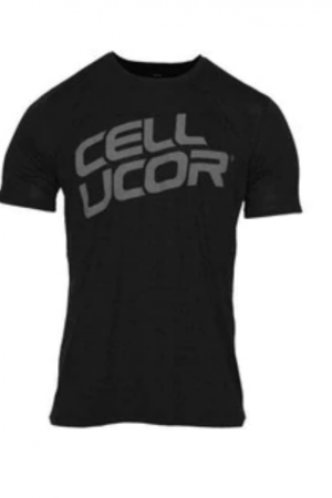 Vintage Stacked Tee - Large Black