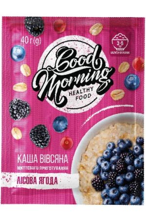 Good Morning Oatmeal - 30Ρ
40g Forest Fruit