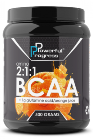 BCAA 2:1:1 + Glutamine - 500g Orange