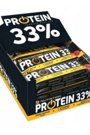 Protein 33% Bar - 25x50g Vanilla-Rapsberry