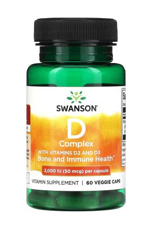 D Complex D2 abd D3 2000iu(50mcg) - 60caps