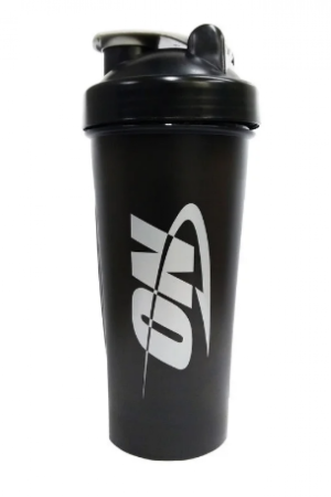 Shaker with metal ball - 600ml Black Grey