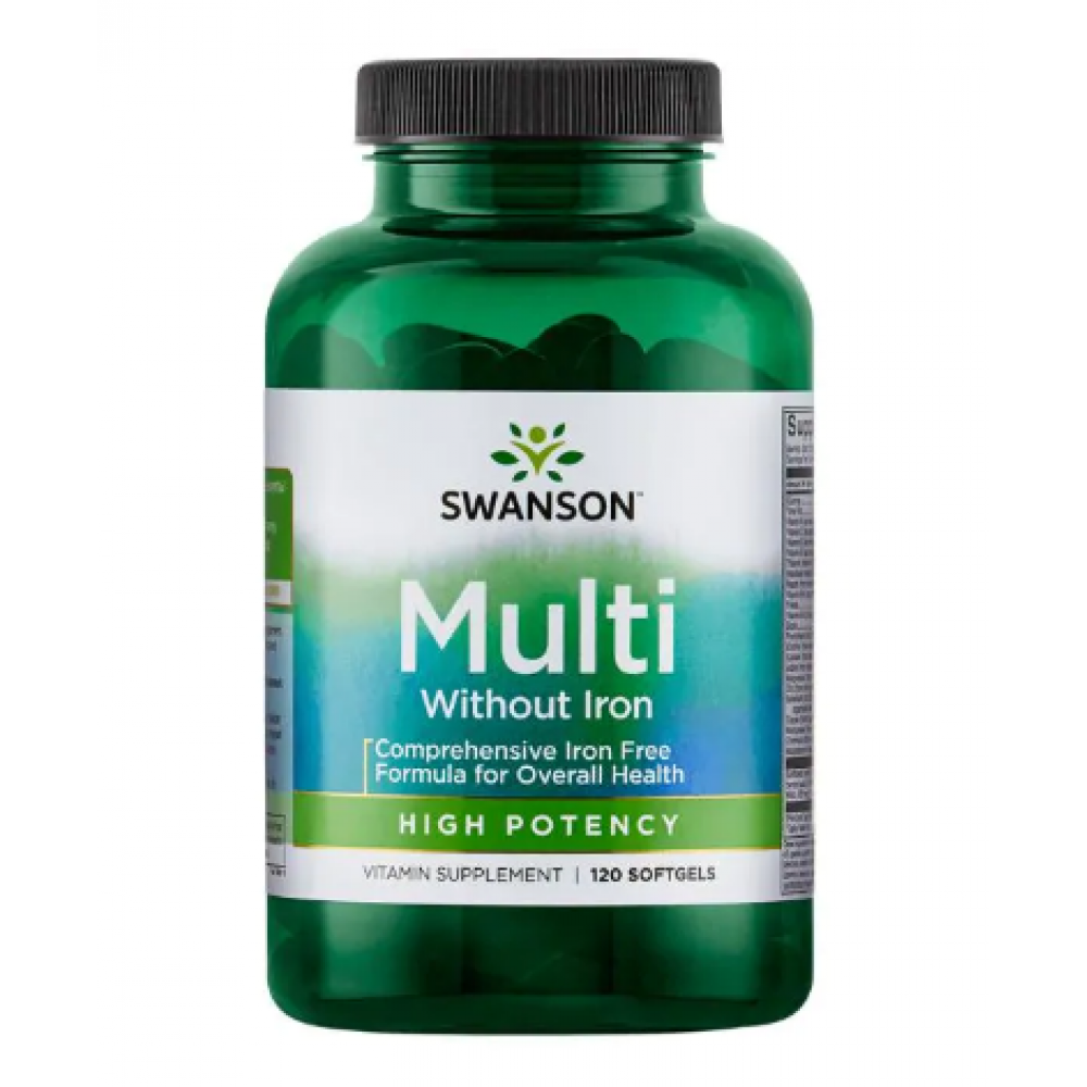 Multi whithout Iron - High potency - 120 sgels