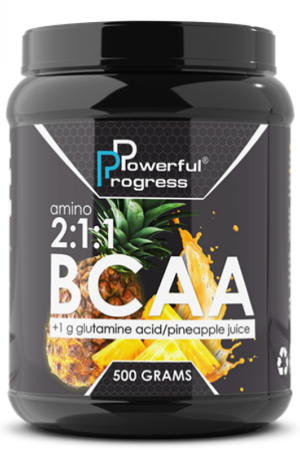 BCAA 2:1:1 + Glutamine - 500g Pineapple