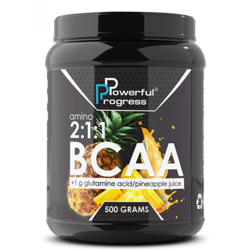 BCAA 2:1:1 + Glutamine - 500g Pineapple