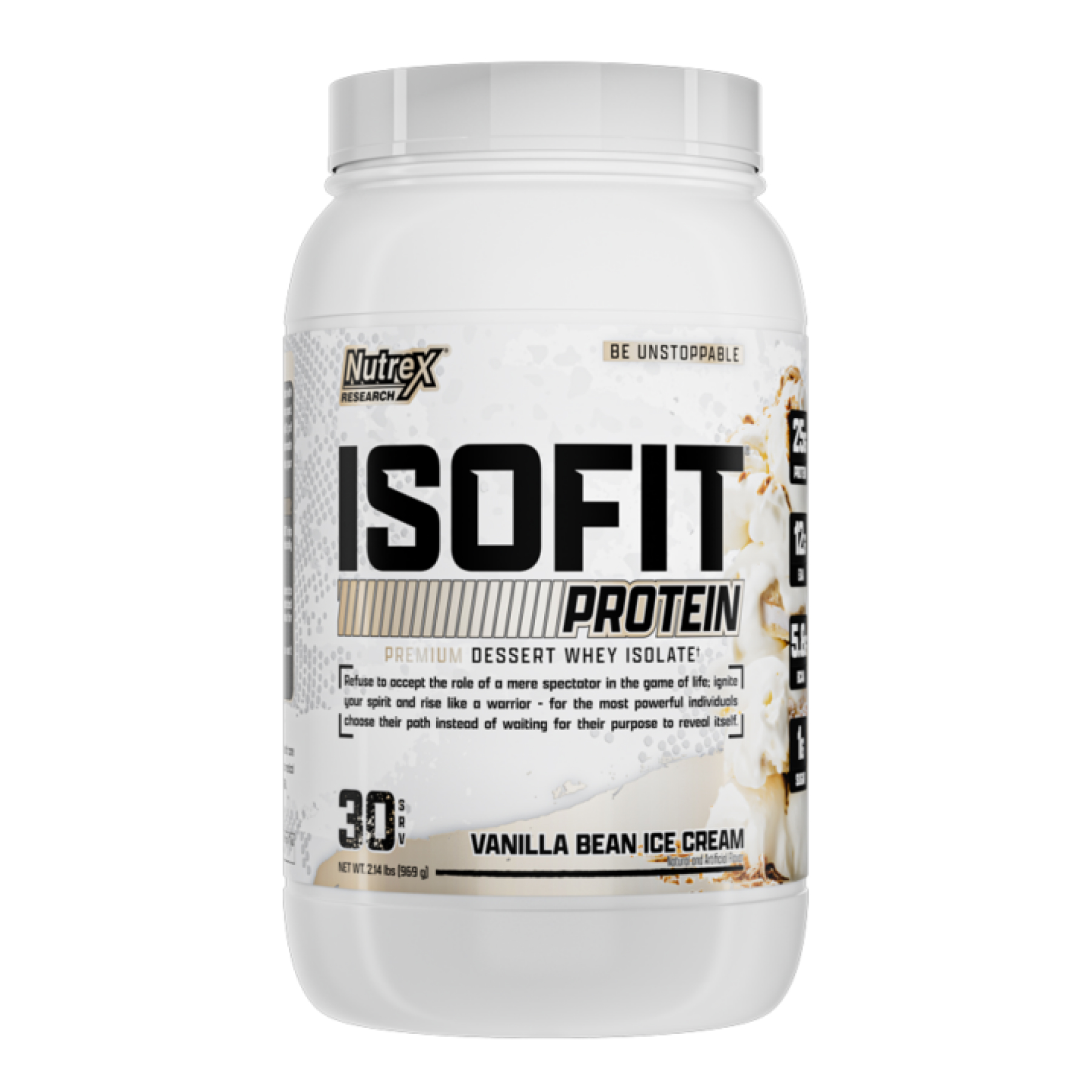 Isofit - 30srv Vanilla Bean Ice Cream