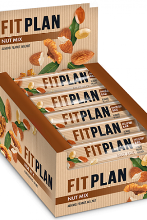 Fitness Plan Muesli Bar - 30x30g Nut Mix