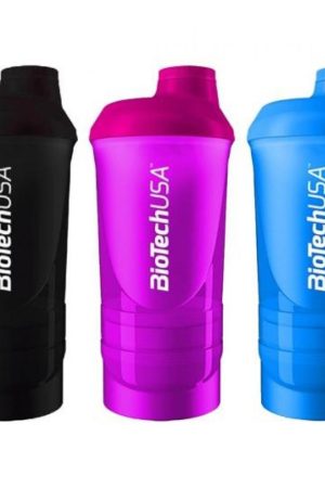 Shaker Wave - 600ml plus 250ml plus 100ml Black-smoked