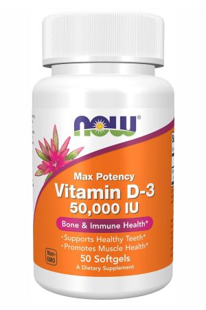 VIT D-3 50,000 IU - 50 sgels
