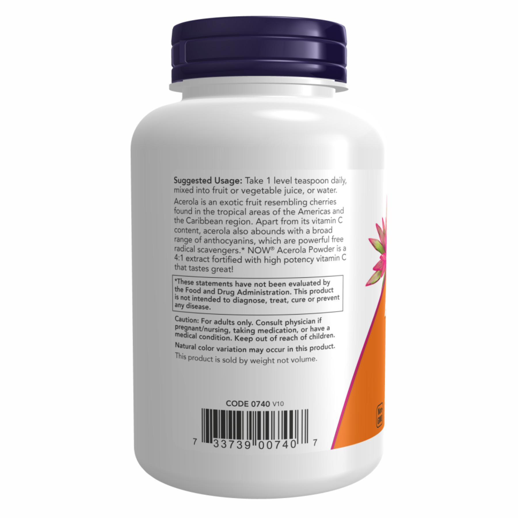 Acerola Powder - 170g - Зображення 3