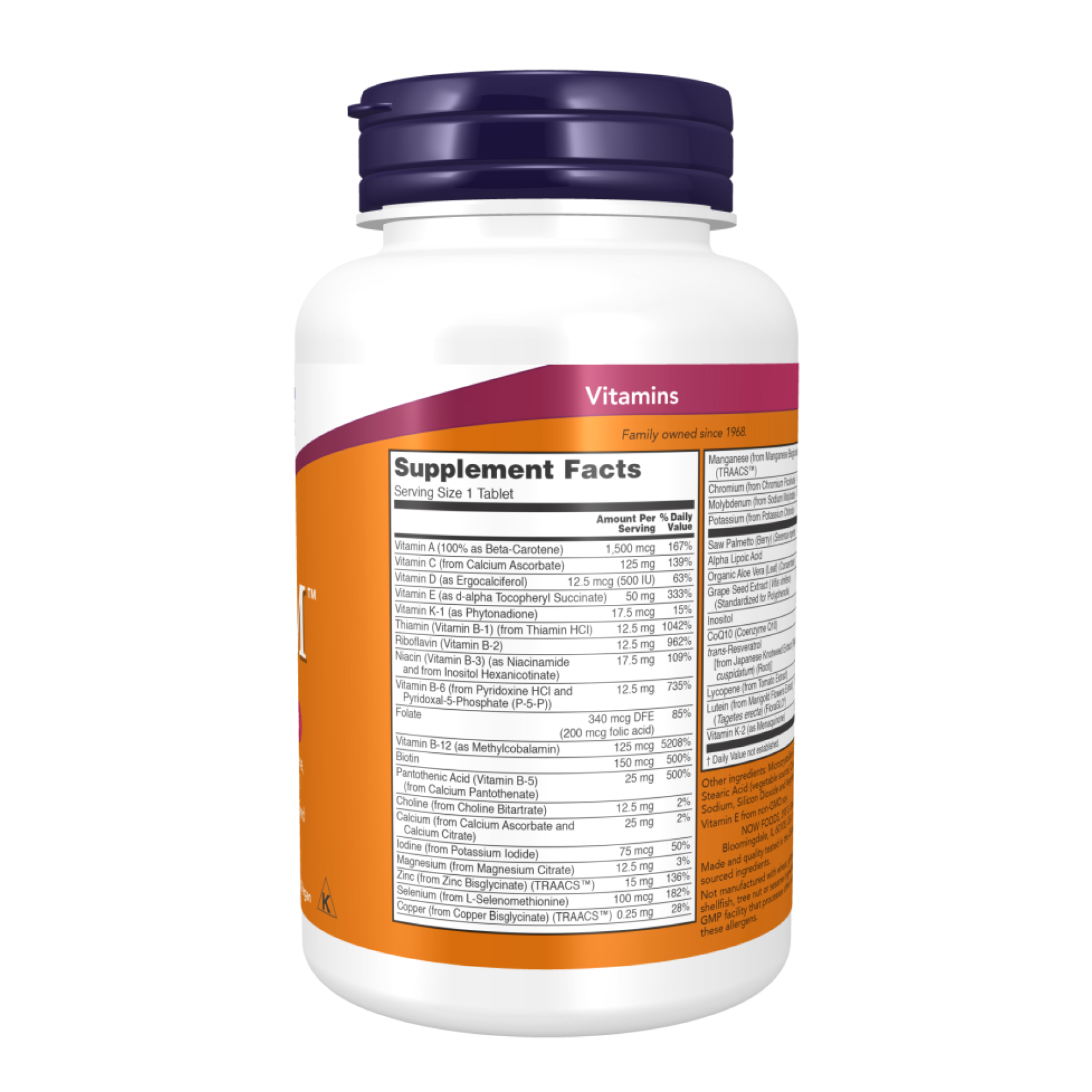 ADAM™ Men's Multiple Vitamin - 120 tabs - Зображення 2