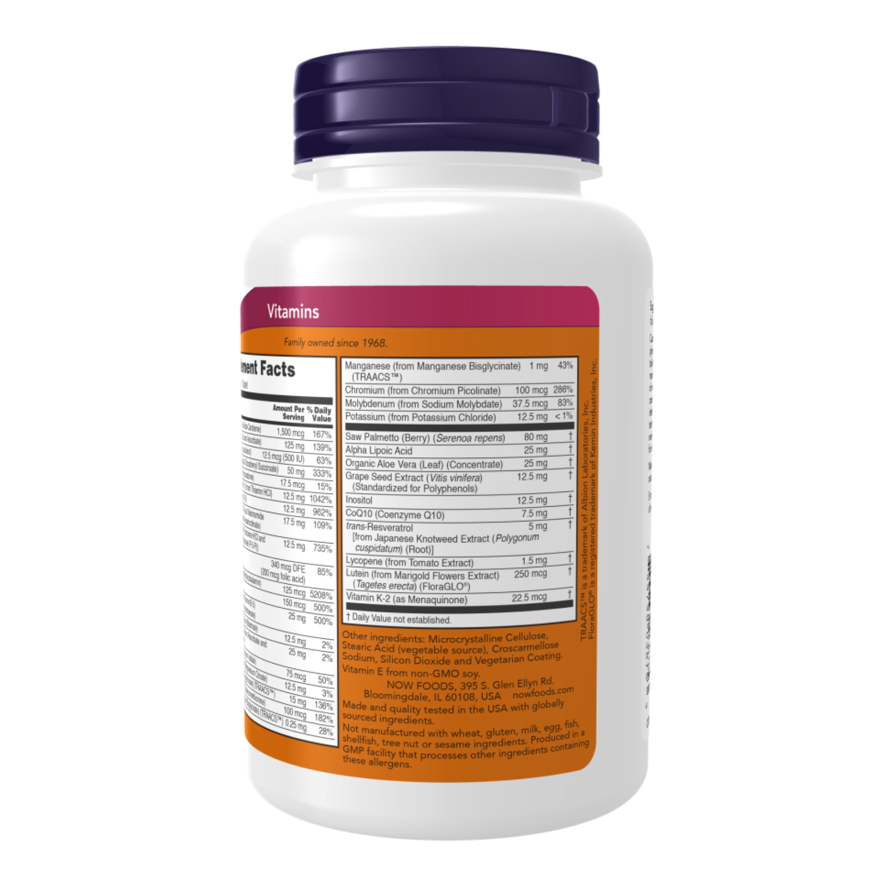 ADAM™ Men's Multiple Vitamin - 120 tabs - Зображення 3