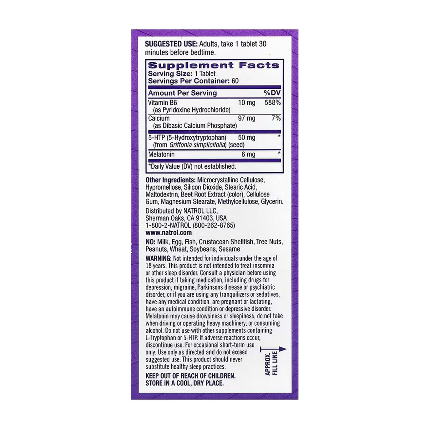 Advanced Sleep Melatonin - 60 tabs - Зображення 2