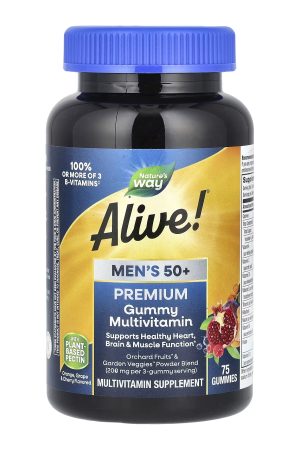 Men's 50+ Premium Multivitamin - 75 gummies