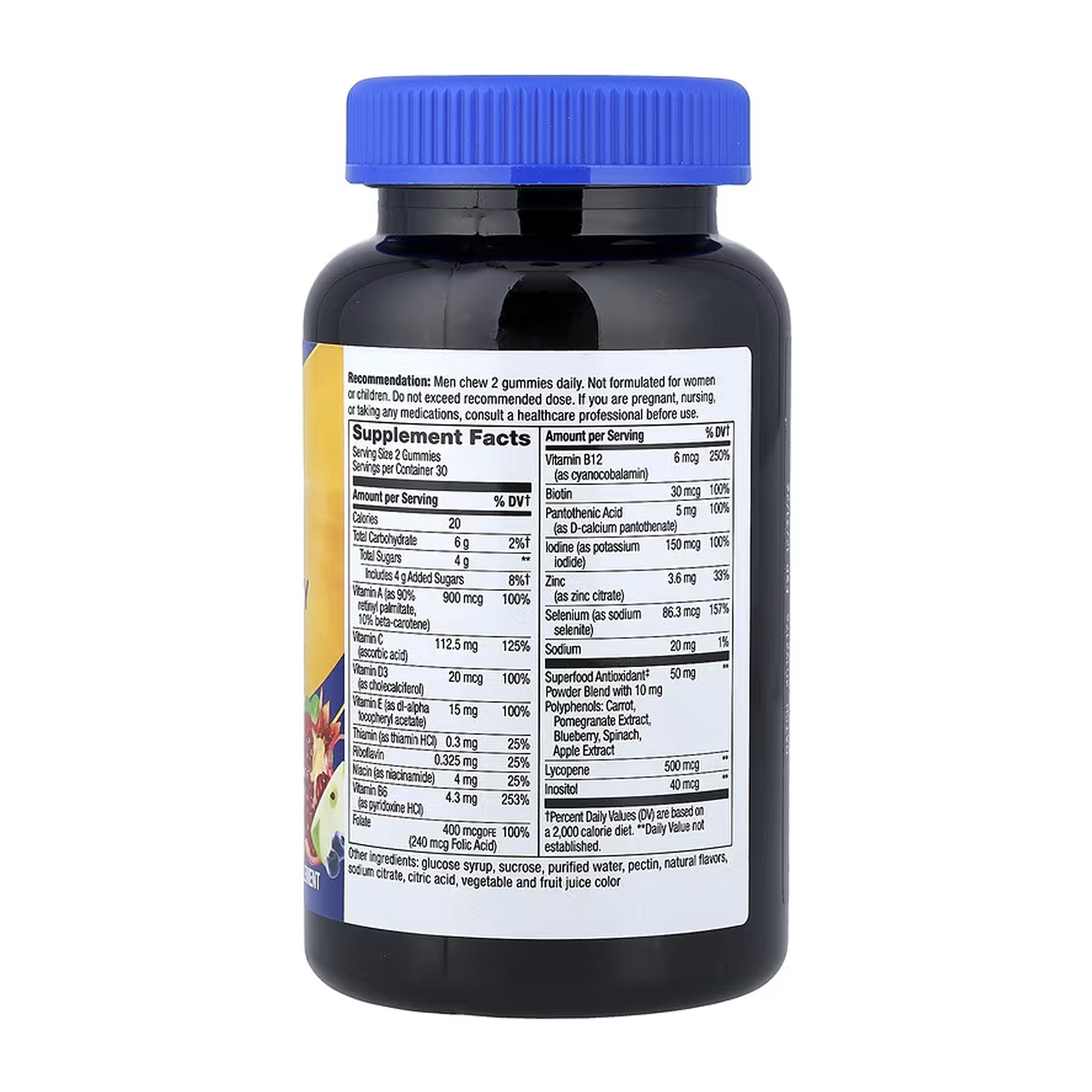 Men's Multivitamin - 60 gummies - Зображення 2