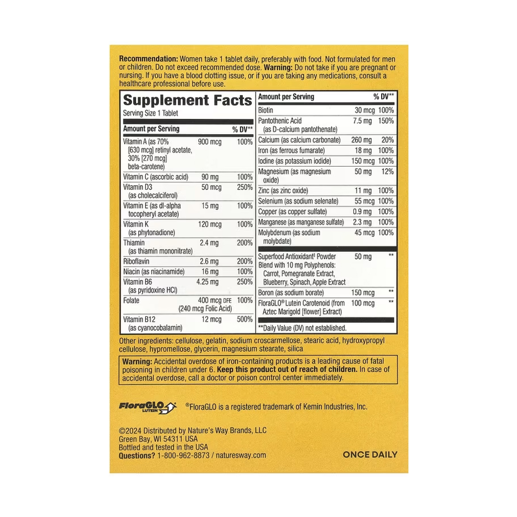 Women's Complete Multivitamin - 50 tabs - Зображення 2