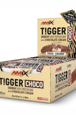 Tigger Zero Choco Protein Bar - 20x60g Choco coconut