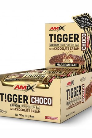 Tigger Zero Choco Protein Bar - 20x60g Marzipan Cake