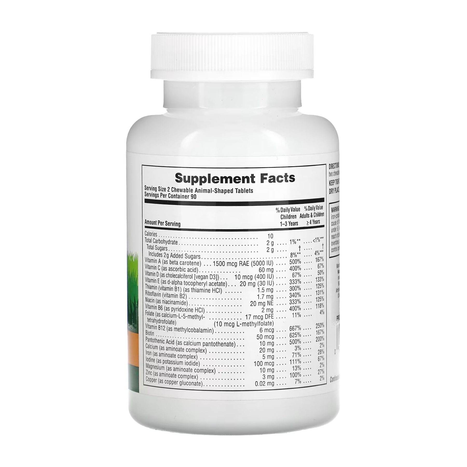 Children’s Multivitamin - 180 tabs Orange - Зображення 2