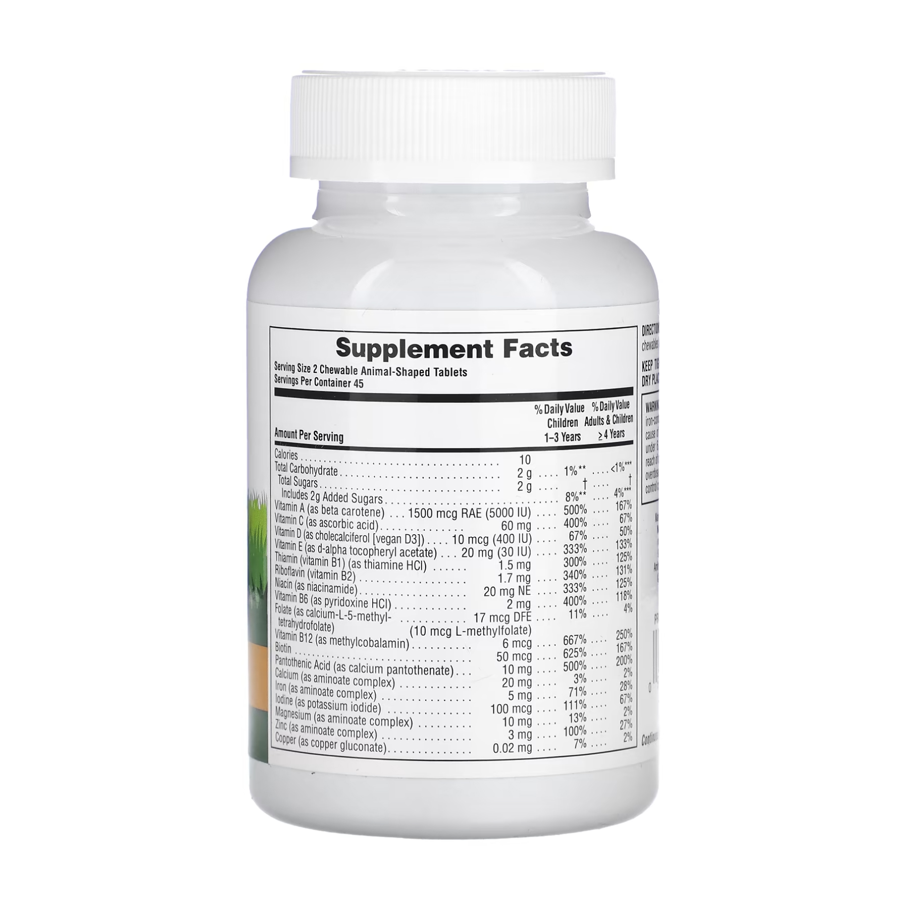 Children’s Multivitamin - 90 tabs Orange - Зображення 2