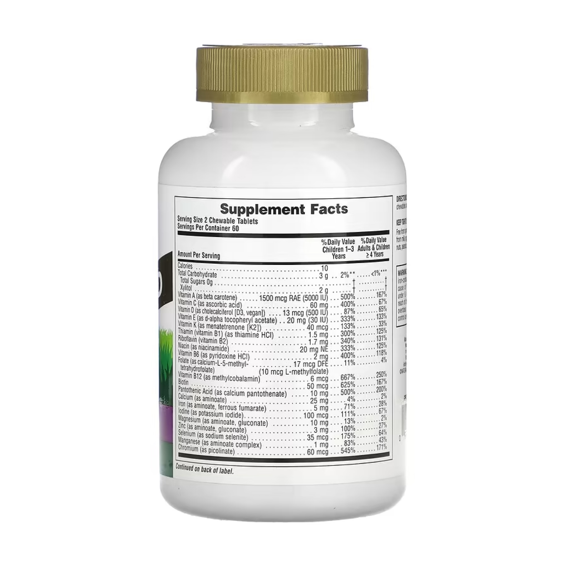 Children’s Gold Multivitamin - 120 tabs Grape - Зображення 2