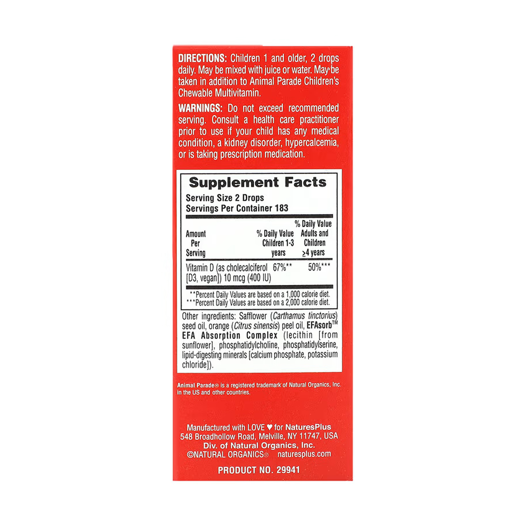 Kids Vit D3 400 IU - 10 ml - Зображення 2