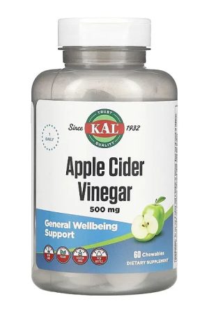 Apple Cider Vinegar 500mg - 60 chewables