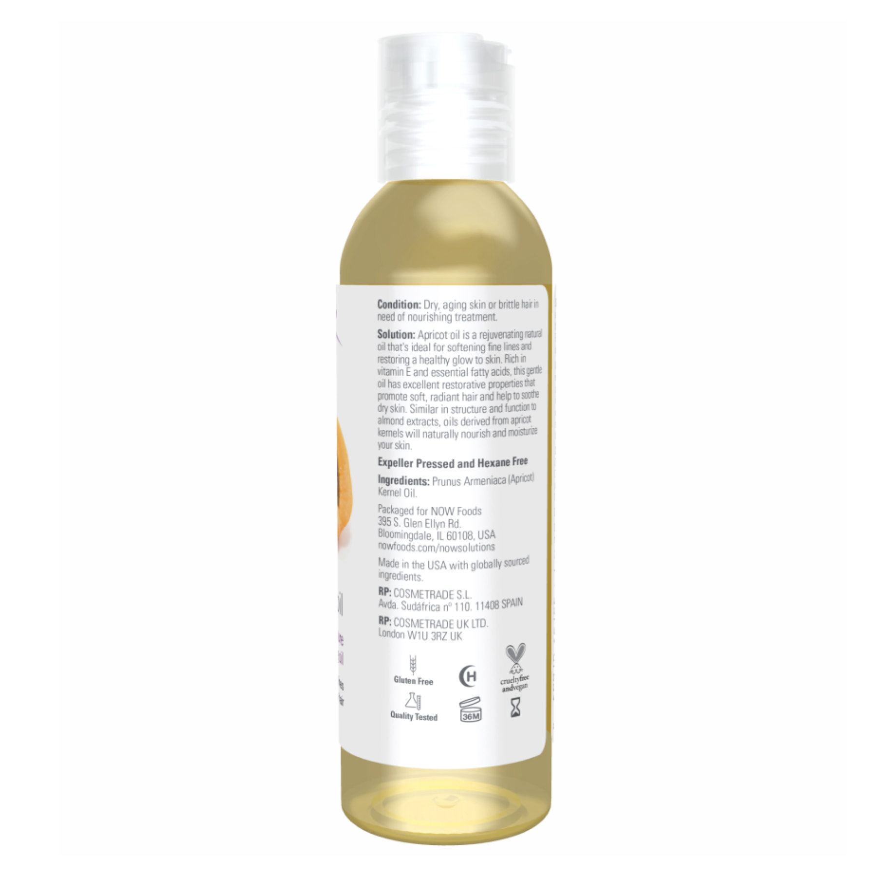 Apricot Kernel Oil - 4 fl oz - Зображення 2