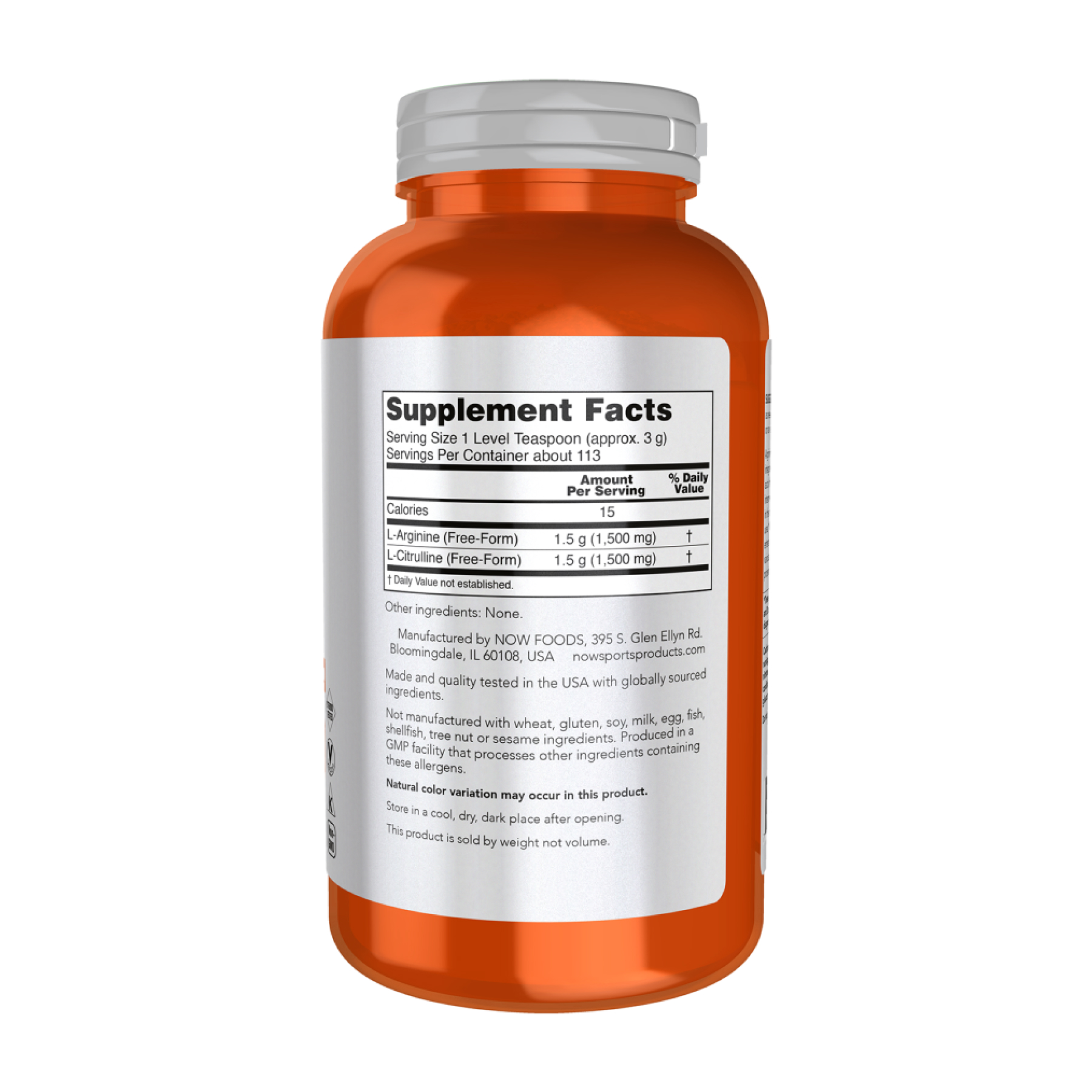 Arginine & Citrulline Powder - 340g - Зображення 2