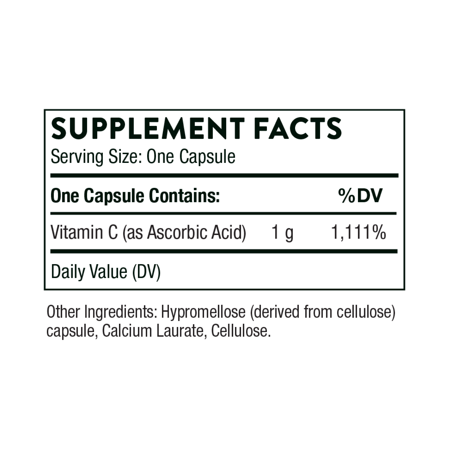 Ascorbic Acid 1g - 60 caps - Зображення 2