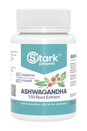 Ashwagandha 1:10 Root Extract 500mg - 60 tabs