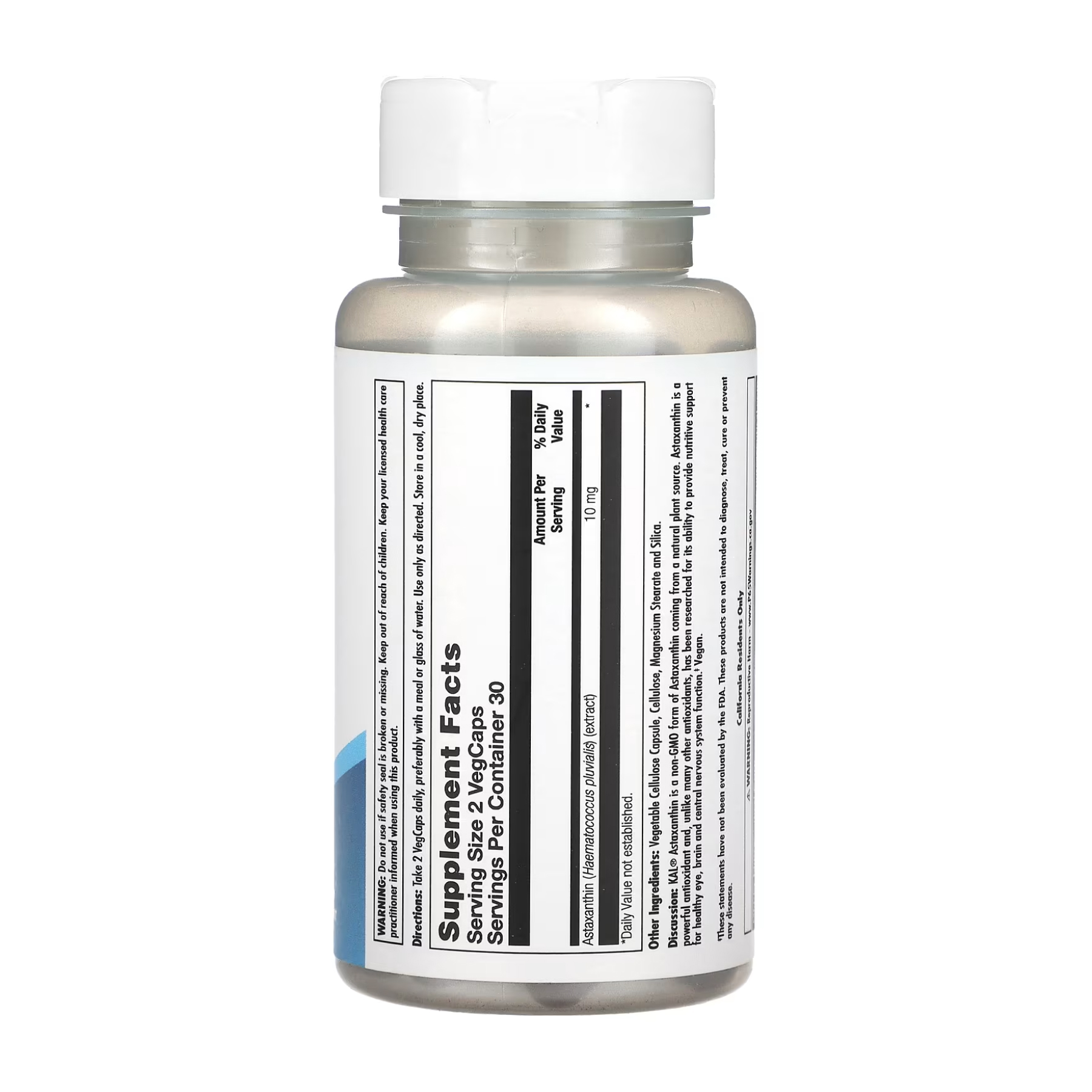 Astaxanthin 10mg - 60 tabs - Зображення 2